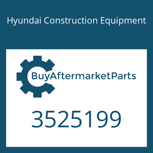 3525199 Hyundai Construction Equipment HOUSING