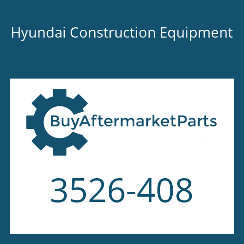 3526-408 Hyundai Construction Equipment CAP