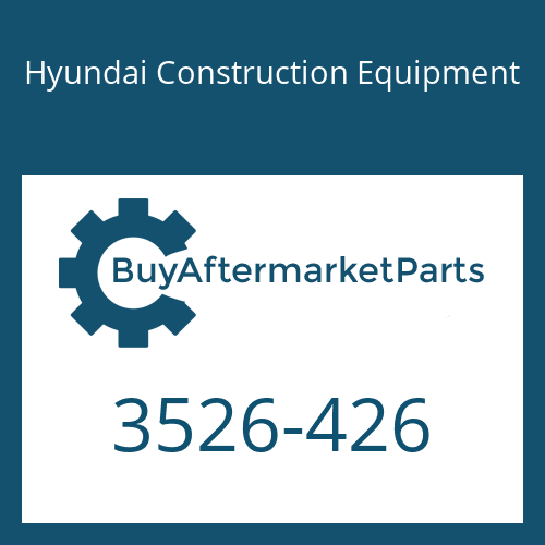 3526-426 Hyundai Construction Equipment CAP