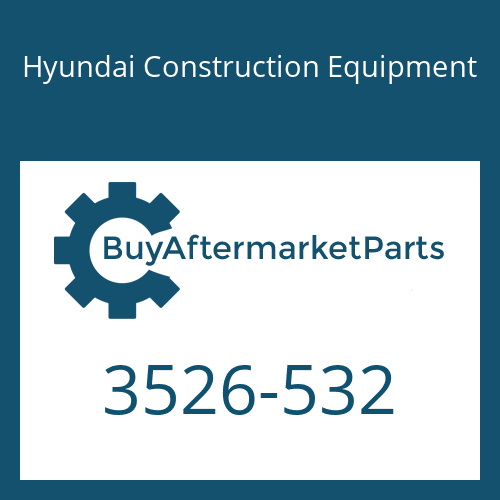 3526-532 Hyundai Construction Equipment PLUG