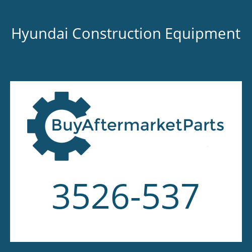 3526-537 Hyundai Construction Equipment CAP