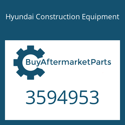 3594953 Hyundai Construction Equipment SHAFT & WHEEL