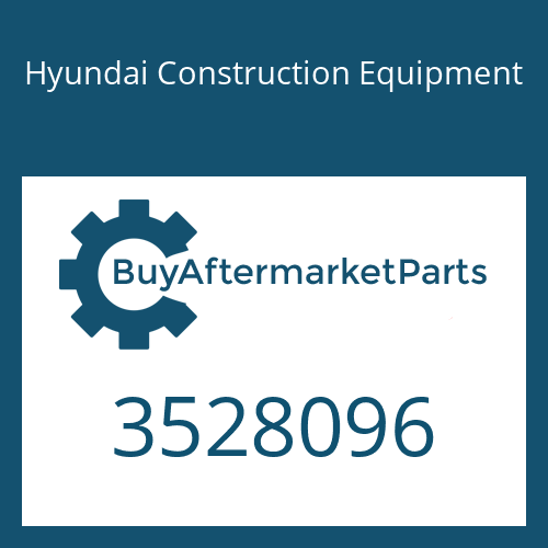 3528096 Hyundai Construction Equipment PLATE-OIL SEAL