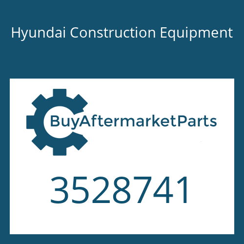 3528741 Hyundai Construction Equipment TURBOCHARGER
