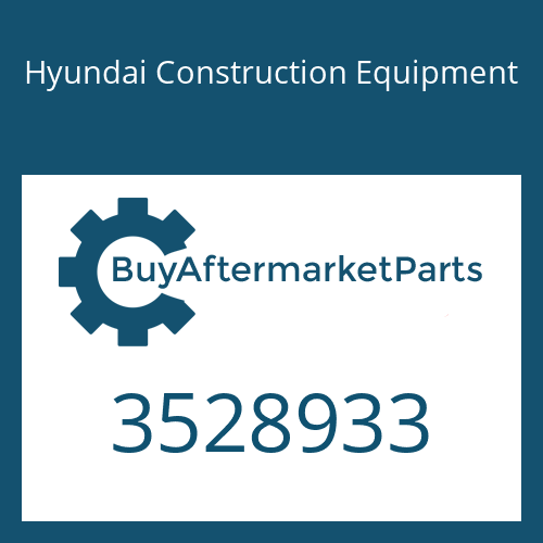 3528933 Hyundai Construction Equipment SEAL/O-RING