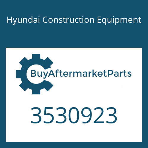 3530923 Hyundai Construction Equipment PLATE-OIL SEAL