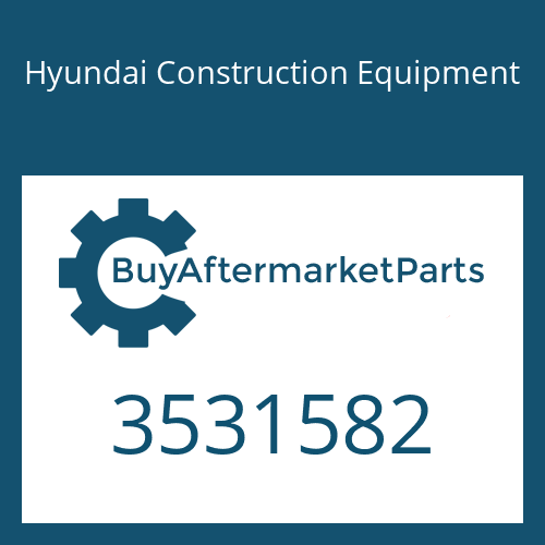 3531582 Hyundai Construction Equipment NUT-HEX