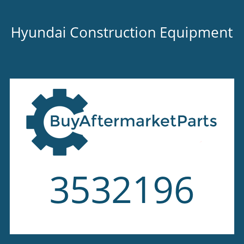 3532196 Hyundai Construction Equipment SPACER-MOUNTING