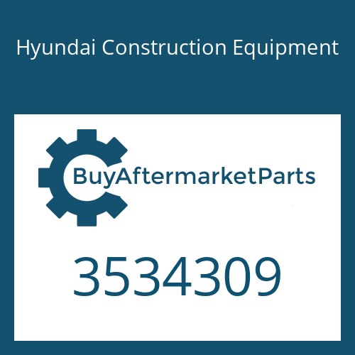 3534309 Hyundai Construction Equipment PLATE-CLAMPING