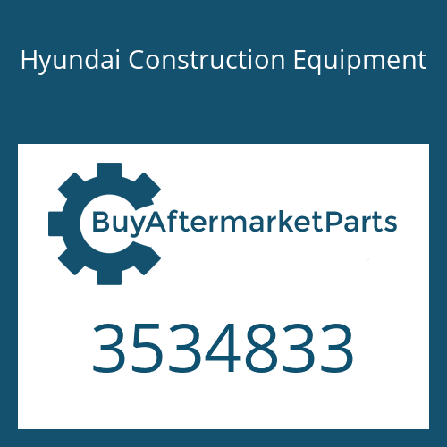 3534833 Hyundai Construction Equipment BEARING-TURBO