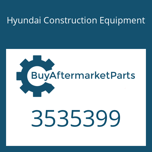 3535399 Hyundai Construction Equipment CLAMP-V BAND