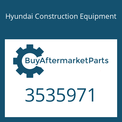 3535971 Hyundai Construction Equipment WASHER-PLAIN