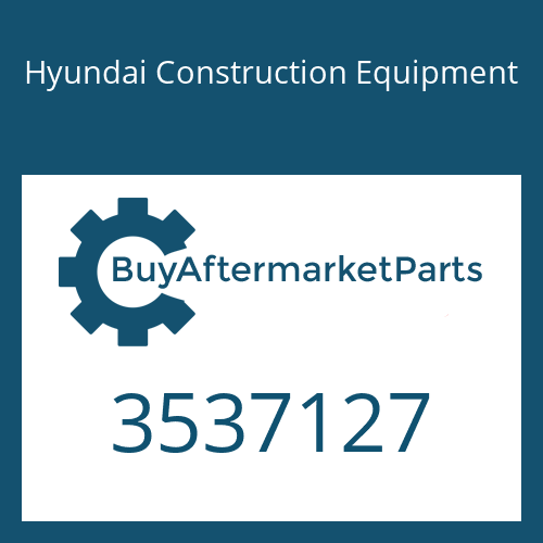 3537127 Hyundai Construction Equipment TURBOCHARGER