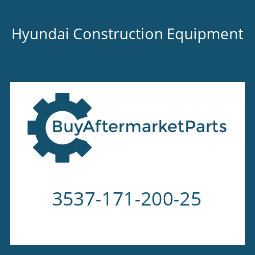 3537-171-200-25 Hyundai Construction Equipment PORT RELIEF V/V