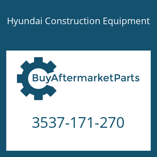 3537-171-270 Hyundai Construction Equipment RELIEF-PORT(3537-171-270-30)