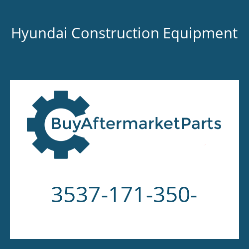 3537-171-350- Hyundai Construction Equipment RELIEF-PORT