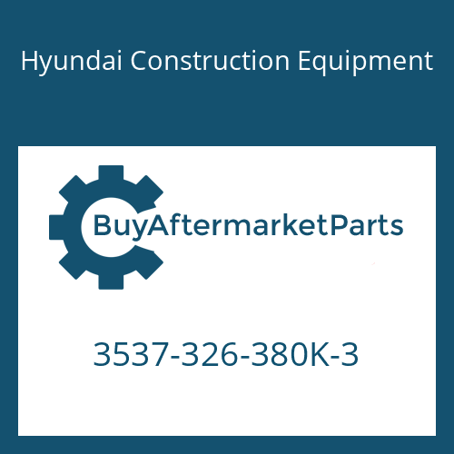 3537-326-380K-3 Hyundai Construction Equipment O/L RELIEF VALVE