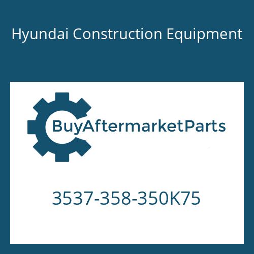 3537-358-350K75 Hyundai Construction Equipment MAIN RELIEF VLV