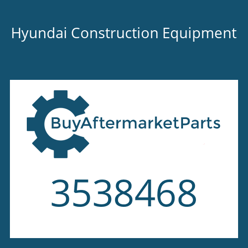 3538468 Hyundai Construction Equipment HOSE-PLAIN