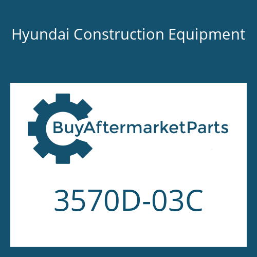 3570D-03C Hyundai Construction Equipment T/REDUCTION GEAR