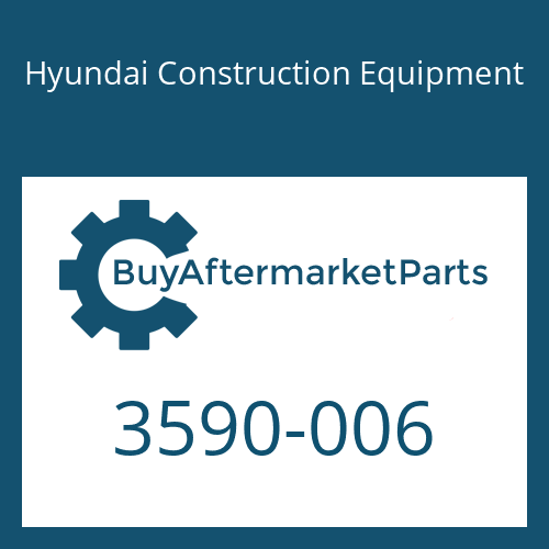 3590-006 Hyundai Construction Equipment SPRING
