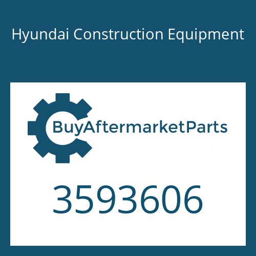 3593606 Hyundai Construction Equipment TURBOCHARGER KIT