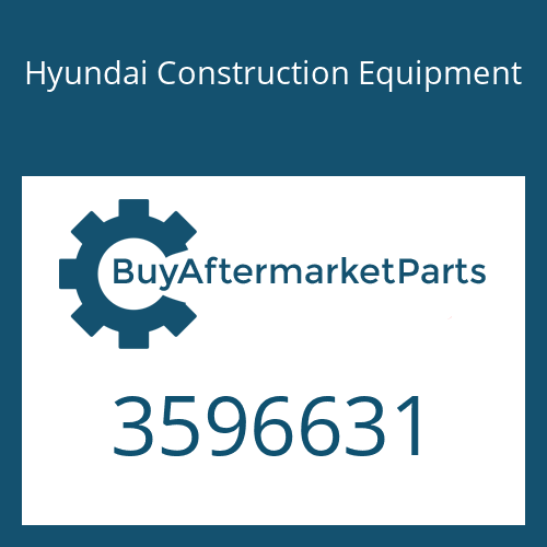 3596631 Hyundai Construction Equipment TURBOCHARGER