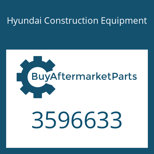 3596633 Hyundai Construction Equipment TURBOCHARGER