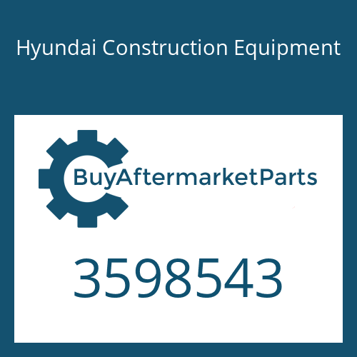 3598543 Hyundai Construction Equipment TURBOCHARGER KIT