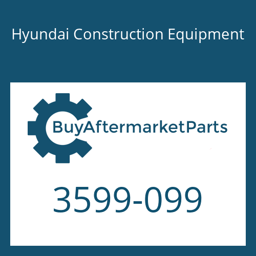 3599-099 Hyundai Construction Equipment WASHER