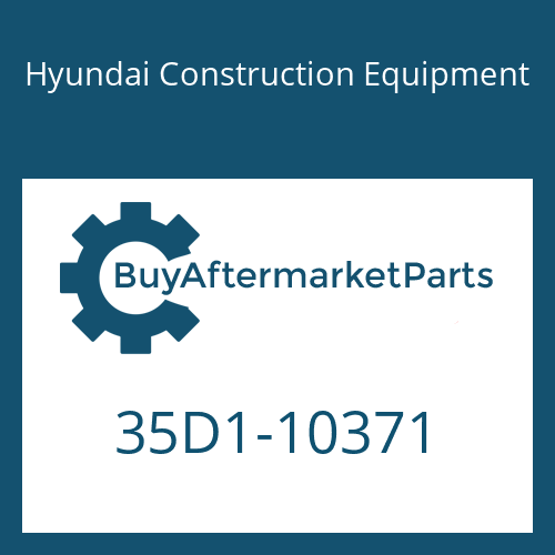 35D1-10371 Hyundai Construction Equipment CLAMP-PIPE
