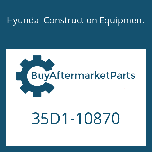 35D1-10870 Hyundai Construction Equipment PIPE ASSY-HYD