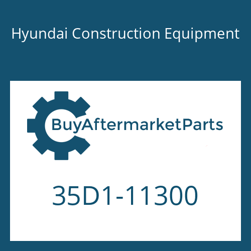 35D1-11300 Hyundai Construction Equipment CONNECTOR
