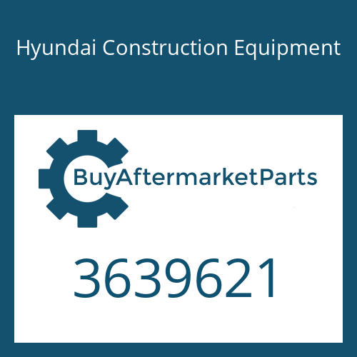 3639621 Hyundai Construction Equipment SPRING-VALVE