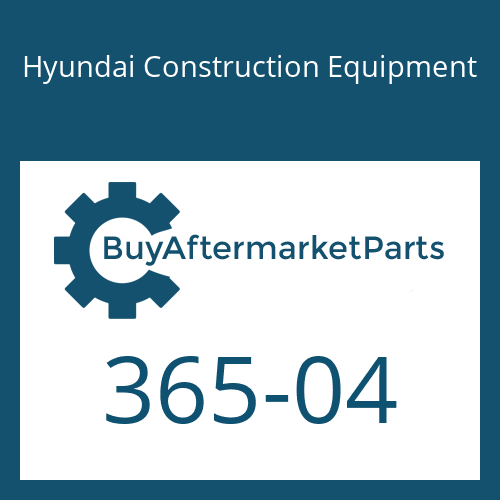 365-04 Hyundai Construction Equipment BUSHING