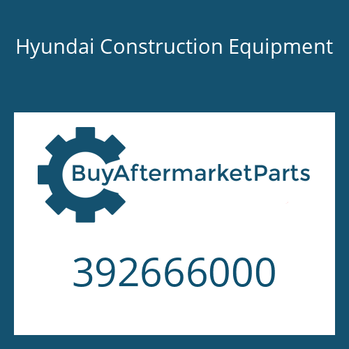 392666000 Hyundai Construction Equipment O-RING