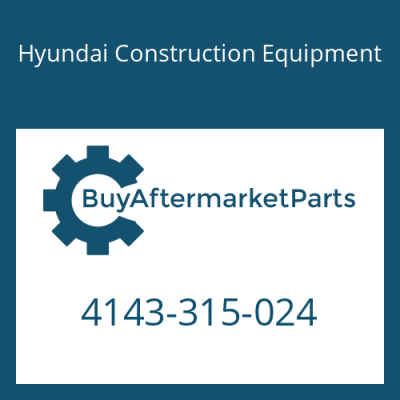 4143-315-024 Hyundai Construction Equipment GEAR-PLANET