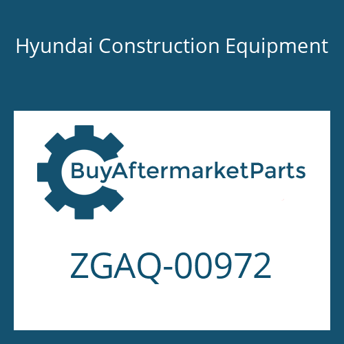 ZGAQ-00972 Hyundai Construction Equipment PISTON