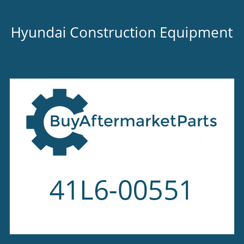 41L6-00551 Hyundai Construction Equipment BLOCK