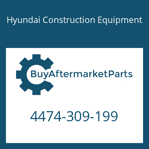 4474-309-199 Hyundai Construction Equipment GEAR-PLANET