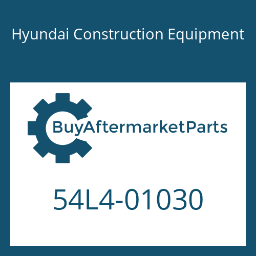 54L4-01030 Hyundai Construction Equipment COUNTERWEIGHT