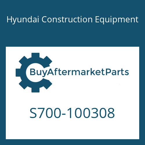 S700-100308 Hyundai Construction Equipment SEAL-DUST