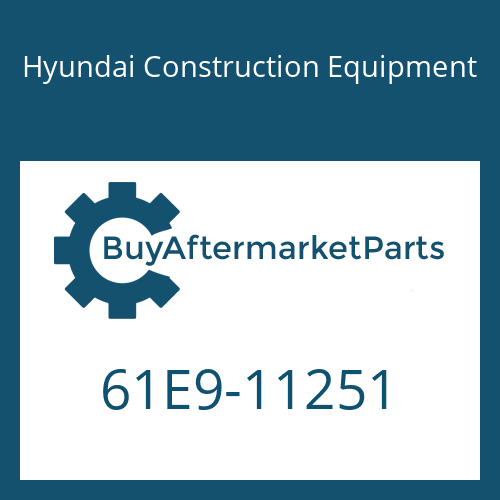 61E9-11251 Hyundai Construction Equipment BUSHING-PIN