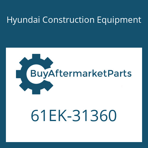 61EK-31360 Hyundai Construction Equipment PLATE-COVER