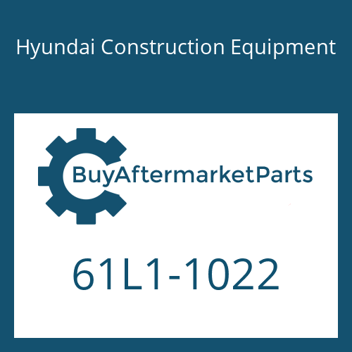 61L1-1022 Hyundai Construction Equipment PLATE