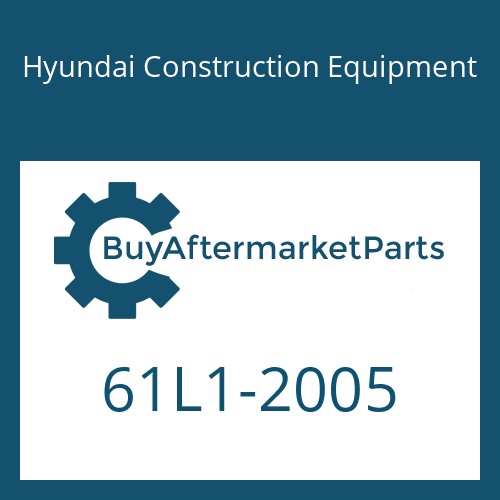 61L1-2005 Hyundai Construction Equipment BUSHING-PIN
