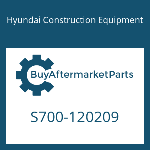 S700-120209 Hyundai Construction Equipment SEAL-DUST