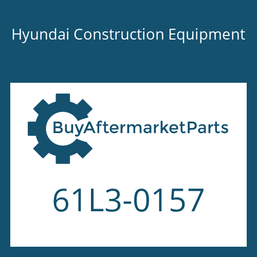 61L3-0157 Hyundai Construction Equipment HOSE ASSY-GREASE