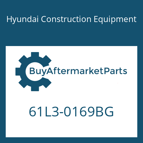 61L3-0169BG Hyundai Construction Equipment TOOTH-CENTER