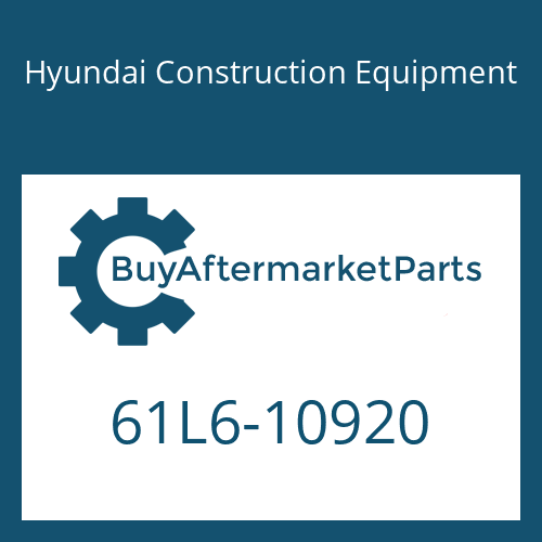 61L6-10920 Hyundai Construction Equipment CUTTINGEDGE KIT